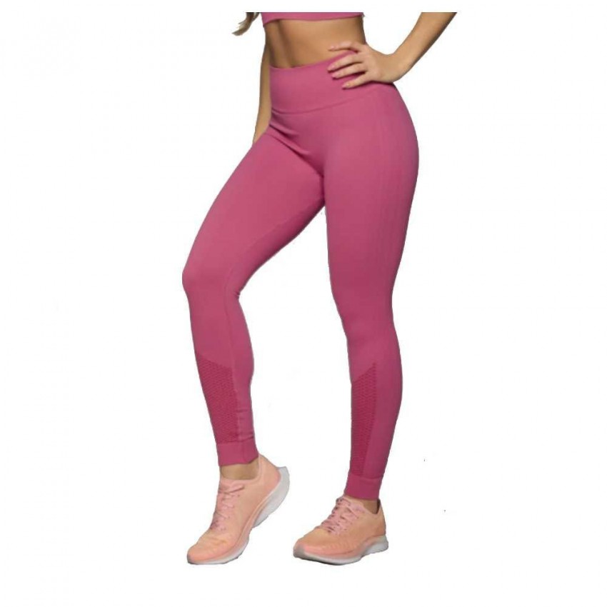 Legging fitness feminina rosé seamless