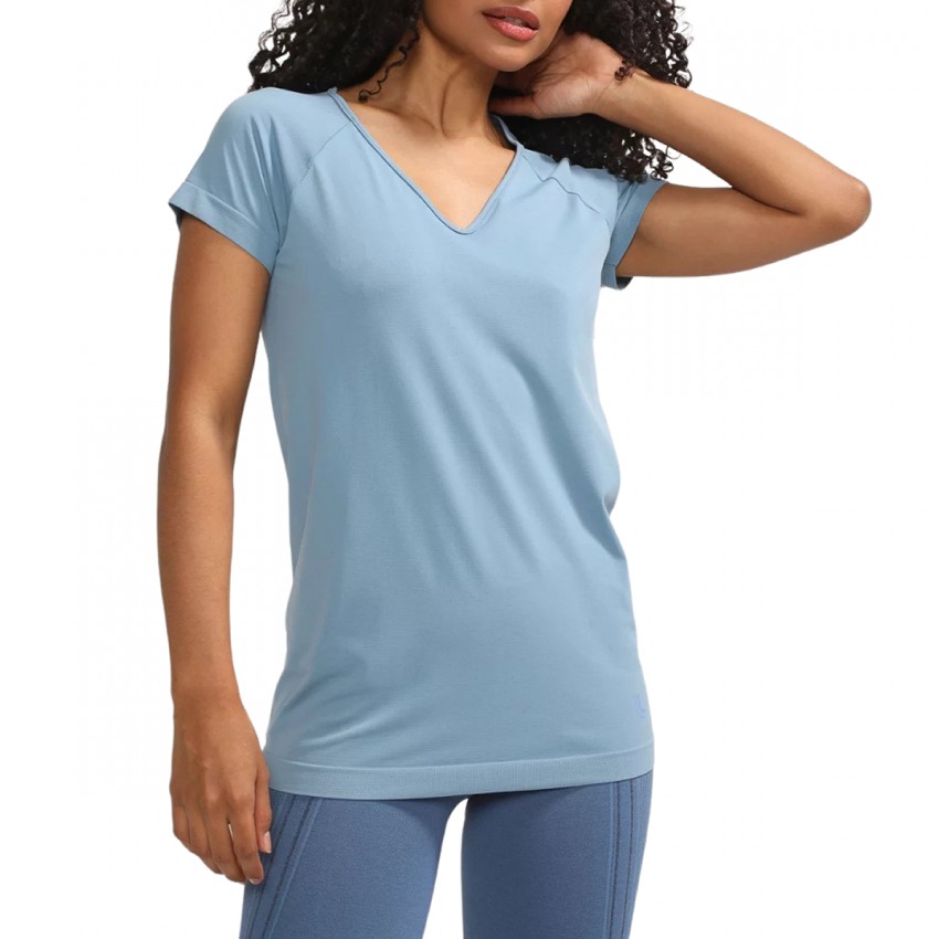 Camiseta Área Sports Tan Feminina - Azul