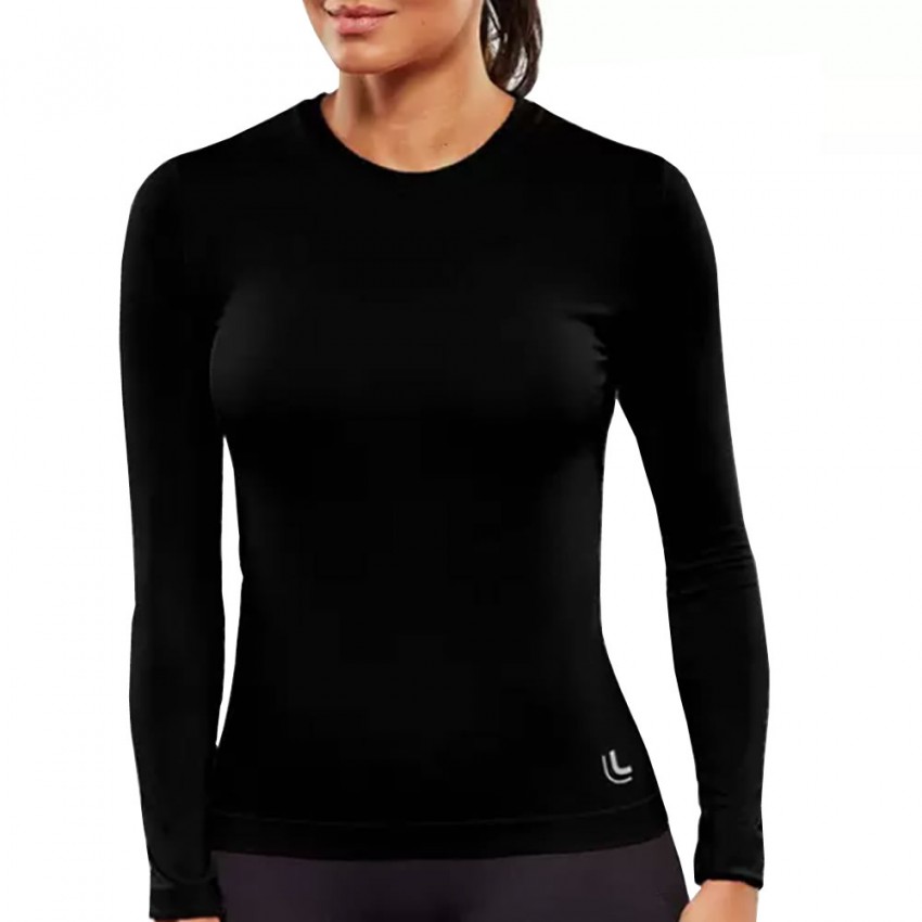 Camiseta Lupo Sport Af Protection Uv Preta Feminina Top Radical