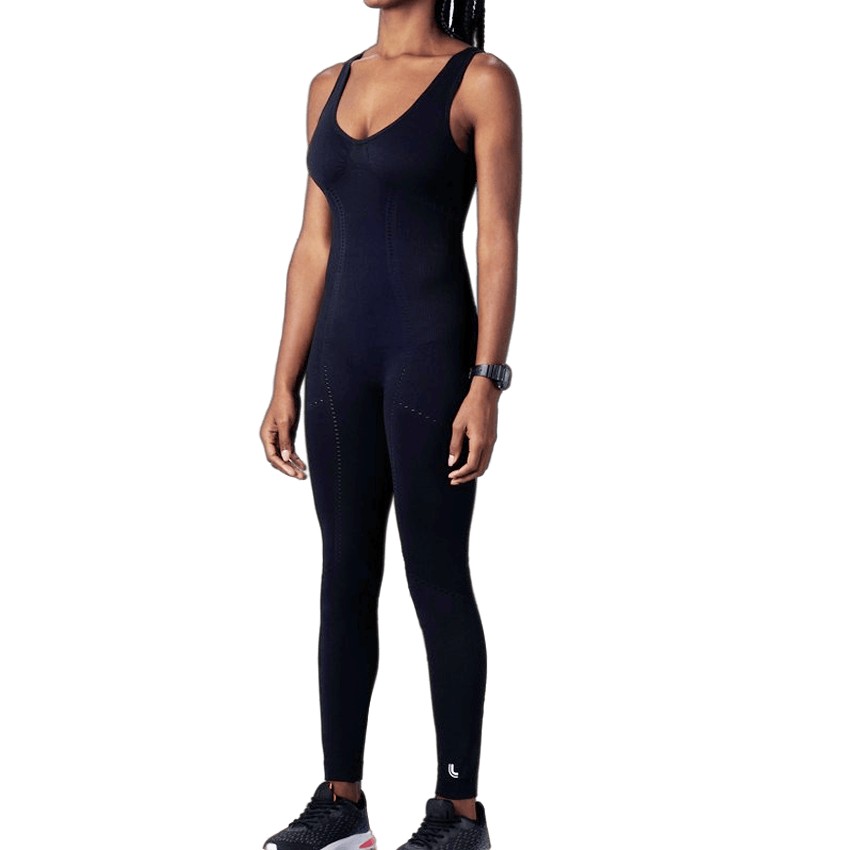 Macacão Lupo Sport AF Canelado Preto - Feminino - Top Radical