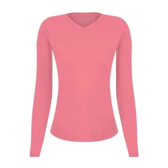 Camiseta Lupo Sport AF Repelente UV Rosa Coral - Feminina