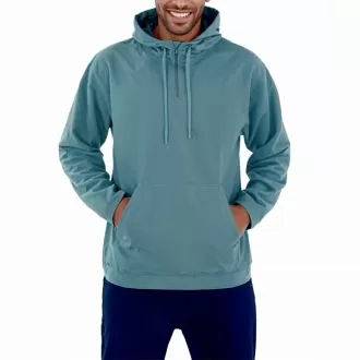 Jaqueta Fleece Lupo Sport AM com Capuz Verde Oliva - Masculina