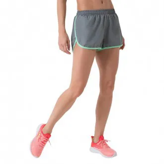 Short Essential Olympikus Grafite+Verde - Feminino