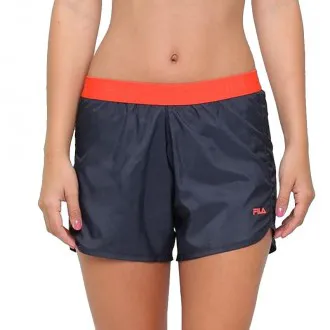 Short Fila Preview Grafite+Laranja - Feminino