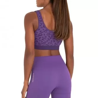 Top Lupo Sport AF Animal+Double Roxo - Feminino