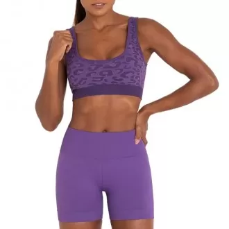 Top Lupo Sport AF Animal+Double Roxo - Feminino